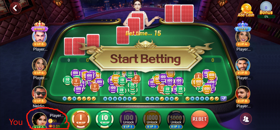 Teen Patti War（Multiplayer Version 1x）How To Play ？(pic1)